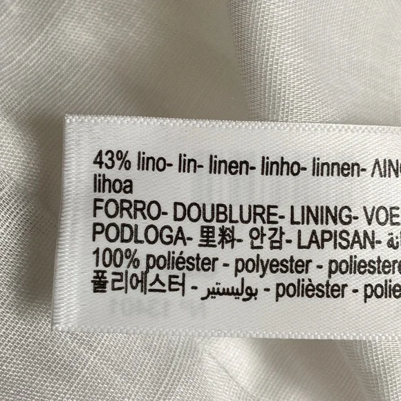 NWT. Massimo Dutti White Midi Dress with Criss-Cross Detail at the Back. Size S. - Picture 10 of 12